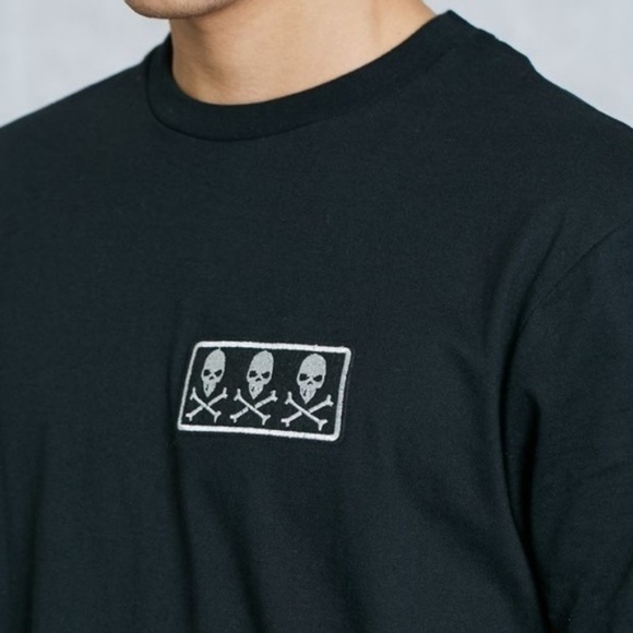 Topman Skulls and Crossbones Tee Men's Patch - Picture 4 of 5
